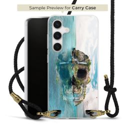 Carry Case Transparent Leather black/gold