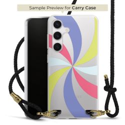 Carry Case Transparent Leather black/gold