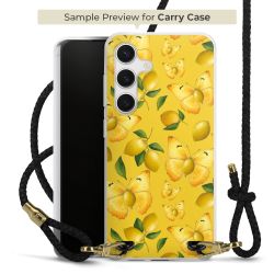 Carry Case Transparent Leather black/gold