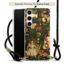 Carry Case Transparent Leather black/gold