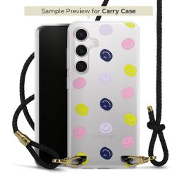 Carry Case Transparent Leather black/gold