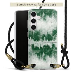 Carry Case Transparent Leather black/gold