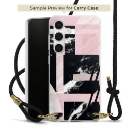 Carry Case Transparent Leather black/gold