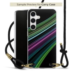 Carry Case Transparent Leather black/gold