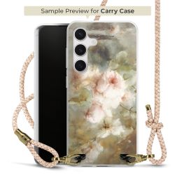 Carry Case Transparent Leder puder/gold