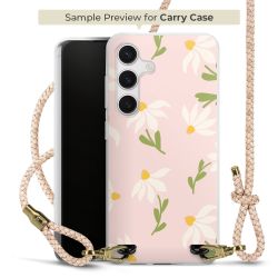 Carry Case Transparent Leder puder/gold