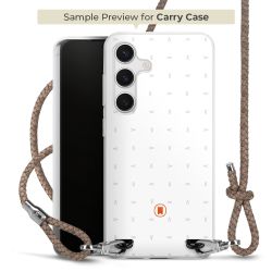 New Carry Case Transparent Stoff schwarz/silber