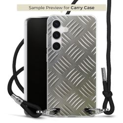 New Carry Case Transparent Stoff schwarz/silber