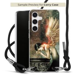 New Carry Case Transparent Stoff schwarz/silber