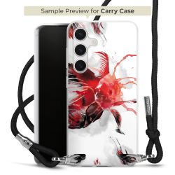 Carry Case Transparent Fabric black/silver