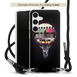 New Carry Case Transparent Stoff schwarz/silber