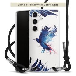 Carry Case Transparent Fabric black/silver