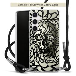 New Carry Case Transparent Stoff schwarz/silber