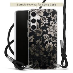 New Carry Case Transparent Stoff schwarz/silber