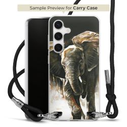 New Carry Case Transparent Stoff schwarz/silber