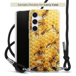 New Carry Case Transparent Stoff schwarz/silber