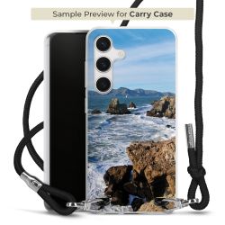 New Carry Case Transparent Stoff schwarz/silber