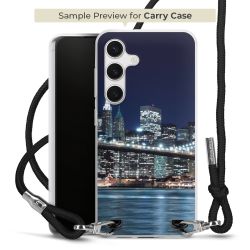 New Carry Case Transparent Stoff schwarz/silber