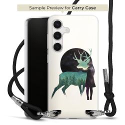 Carry Case Transparent Fabric black/silver