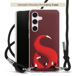 Carry Case Transparent Fabric black/silver