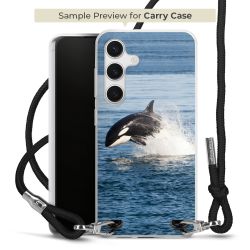 New Carry Case Transparent Stoff schwarz/silber