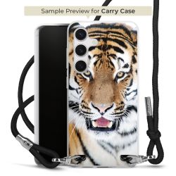 Carry Case Transparent Fabric black/silver