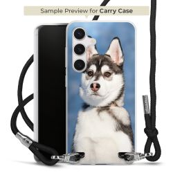 New Carry Case Transparent Stoff schwarz/silber