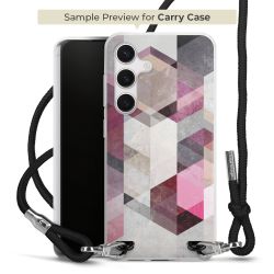 New Carry Case Transparent Stoff schwarz/silber