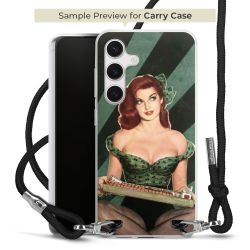 New Carry Case Transparent Stoff schwarz/silber