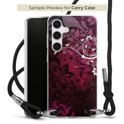 New Carry Case Transparent Stoff schwarz/silber