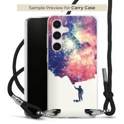 New Carry Case Transparent Stoff schwarz/silber