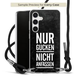 Carry Case Stoff schwarz/silber