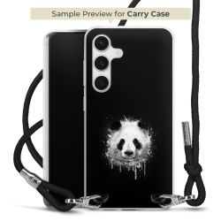 New Carry Case Transparent Stoff schwarz/silber