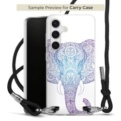 New Carry Case Transparent Stoff schwarz/silber