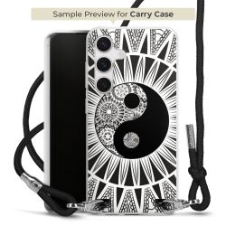 New Carry Case Transparent Stoff schwarz/silber