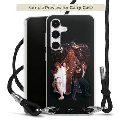 New Carry Case Transparent Stoff schwarz/silber
