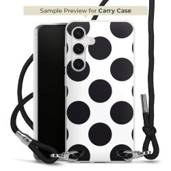 New Carry Case Transparent Stoff schwarz/silber