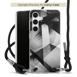 New Carry Case Transparent Stoff schwarz/silber