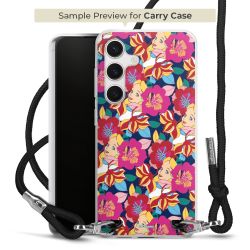 New Carry Case Transparent Stoff schwarz/silber