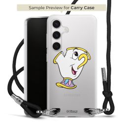 New Carry Case Transparent Stoff schwarz/silber