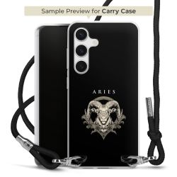 New Carry Case Transparent Stoff schwarz/silber