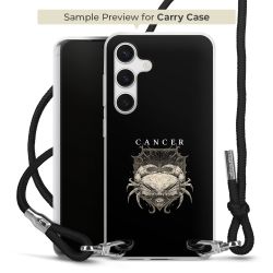 New Carry Case Transparent Stoff schwarz/silber