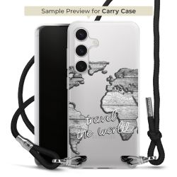 New Carry Case Transparent Stoff schwarz/silber