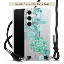 Carry Case Transparent Fabric black/silver