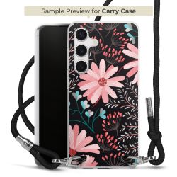 New Carry Case Transparent Stoff schwarz/silber