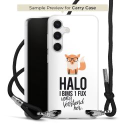 Carry Case Stoff schwarz/silber