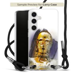 New Carry Case Transparent Stoff schwarz/silber