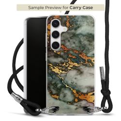 New Carry Case Transparent Stoff schwarz/silber