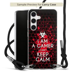 Carry Case Transparent Fabric black/silver