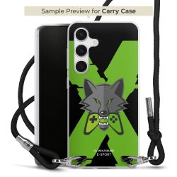 Carry Case Stoff schwarz/silber